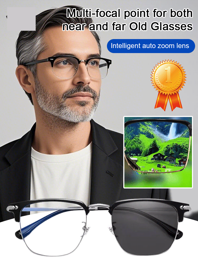 🔥【Limited-time promotion, buy one get one free】Auto-Adapting Vision Glasses.