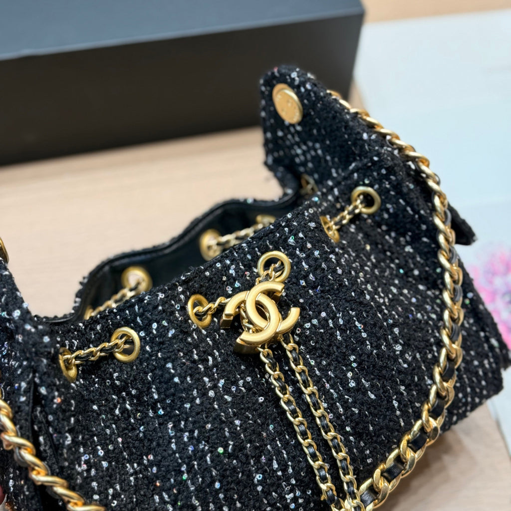 CNL Sequin Tweed Bag 1826031604