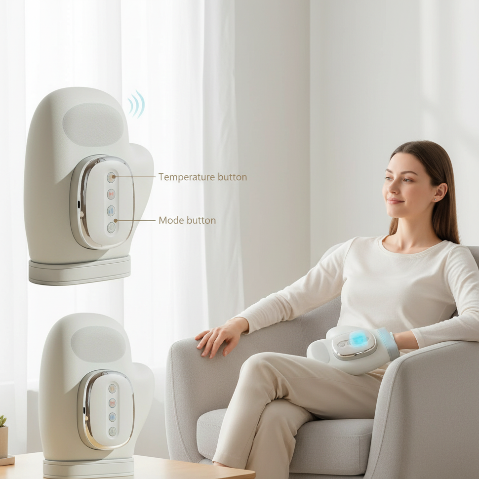Hand Massager with Heat Compression Therapy