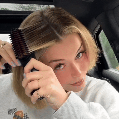 Rechargeable Hair Straightener, Portable Straightener Brush for Travel