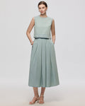 Amaia Pleated Maxi Skirt
