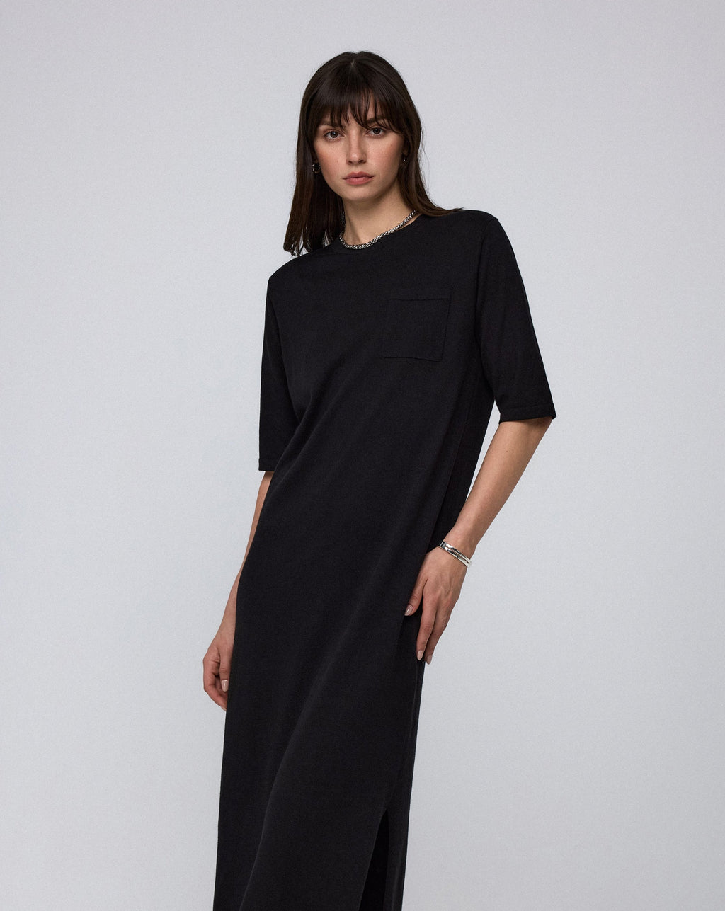 Elara Short Sleeve Maxi Dress