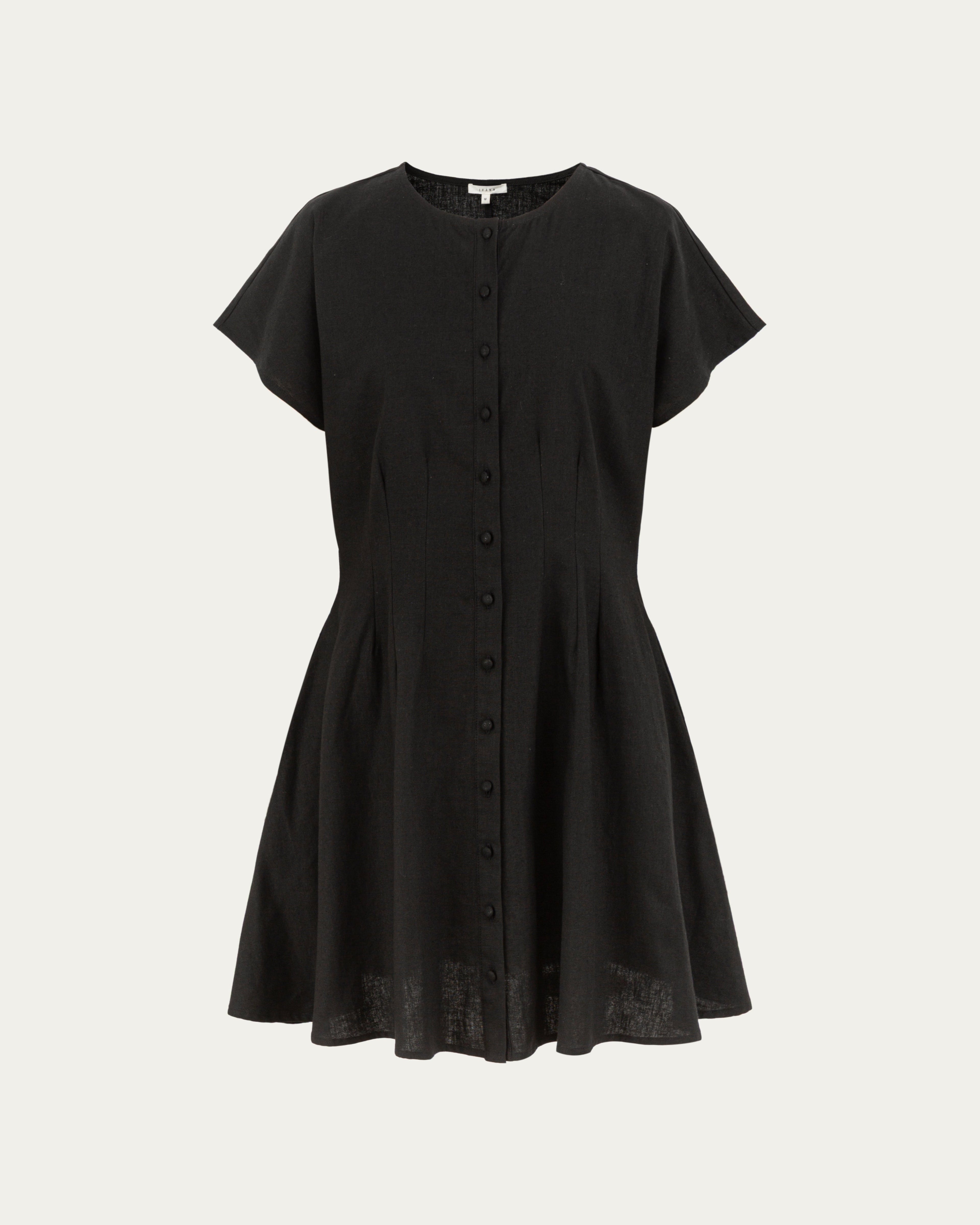 Flora Pleated Shirt Dress