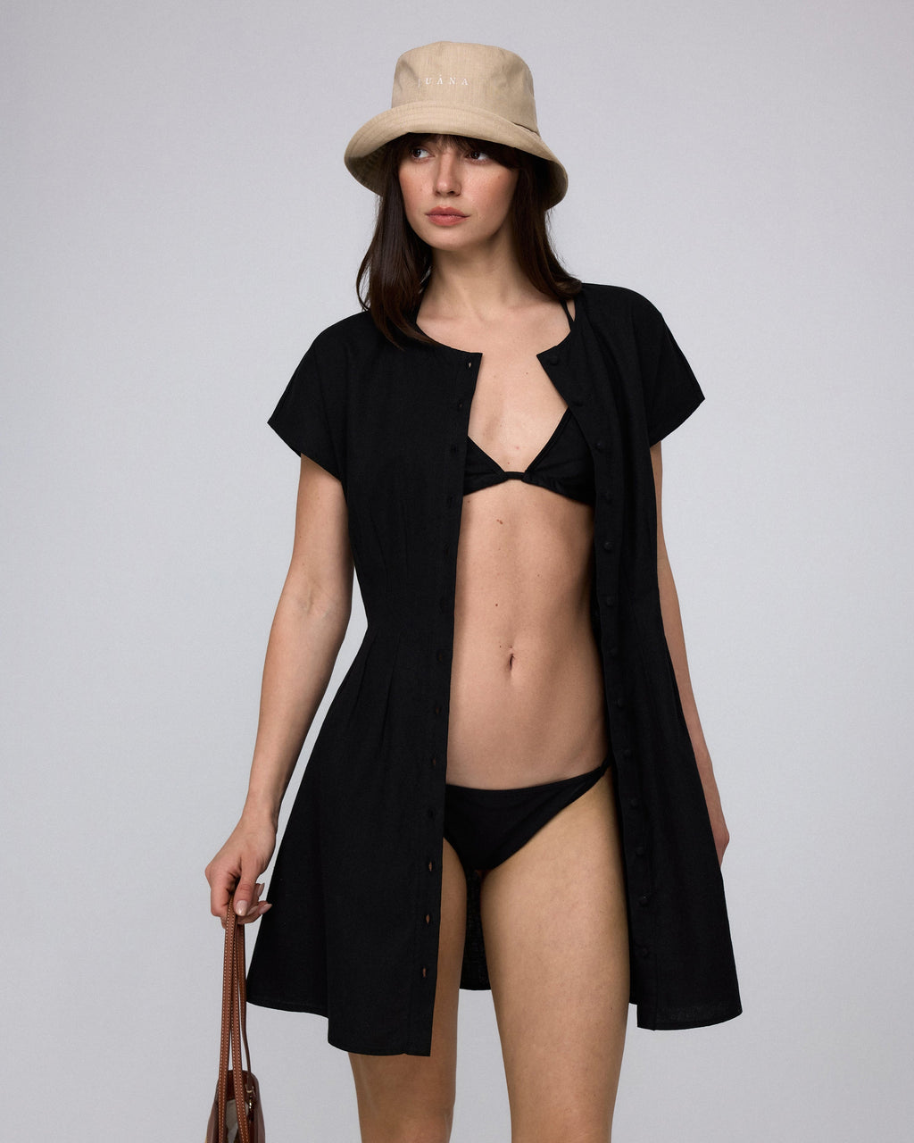 Flora Pleated Shirt Dress