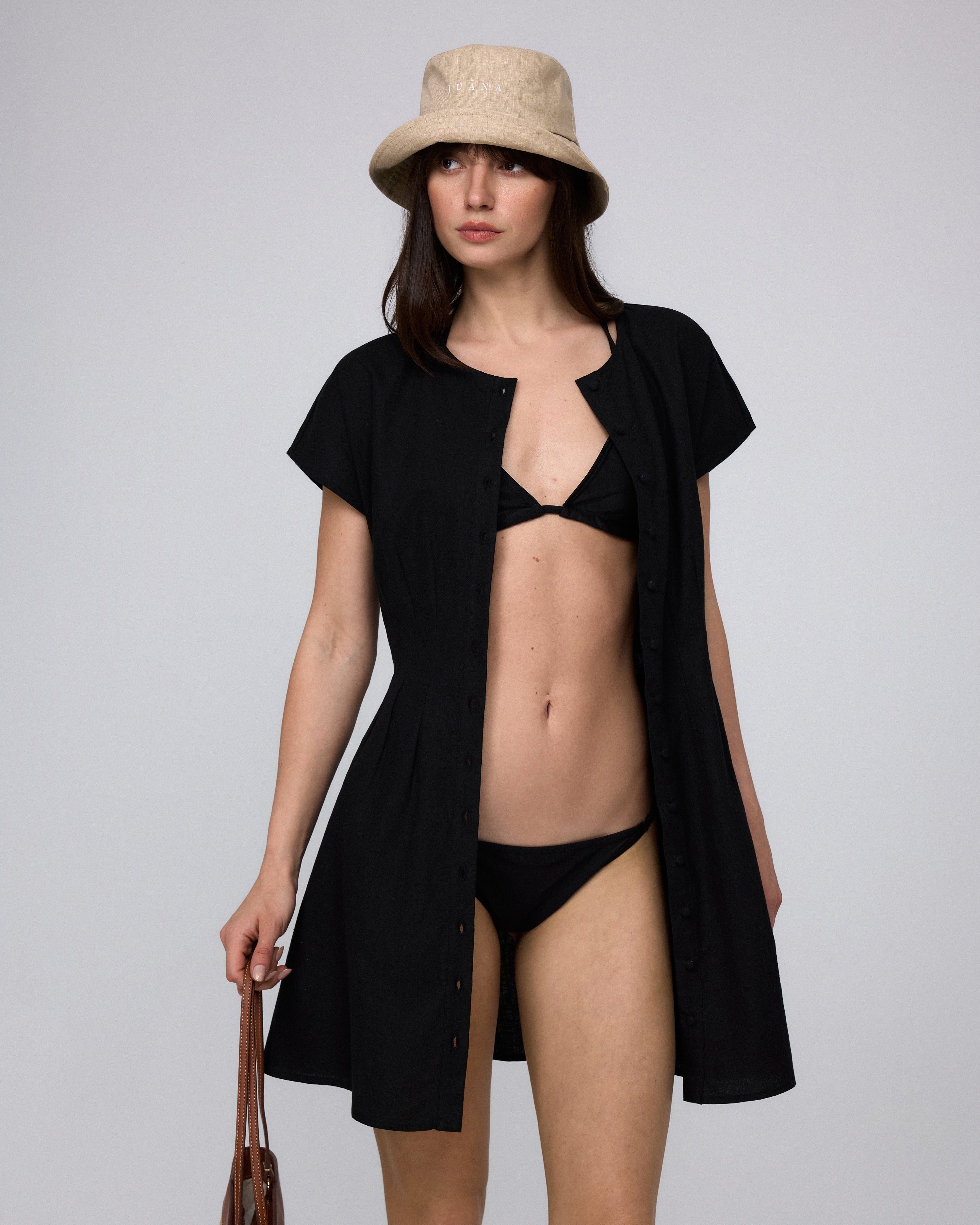 Flora Pleated Shirt Dress