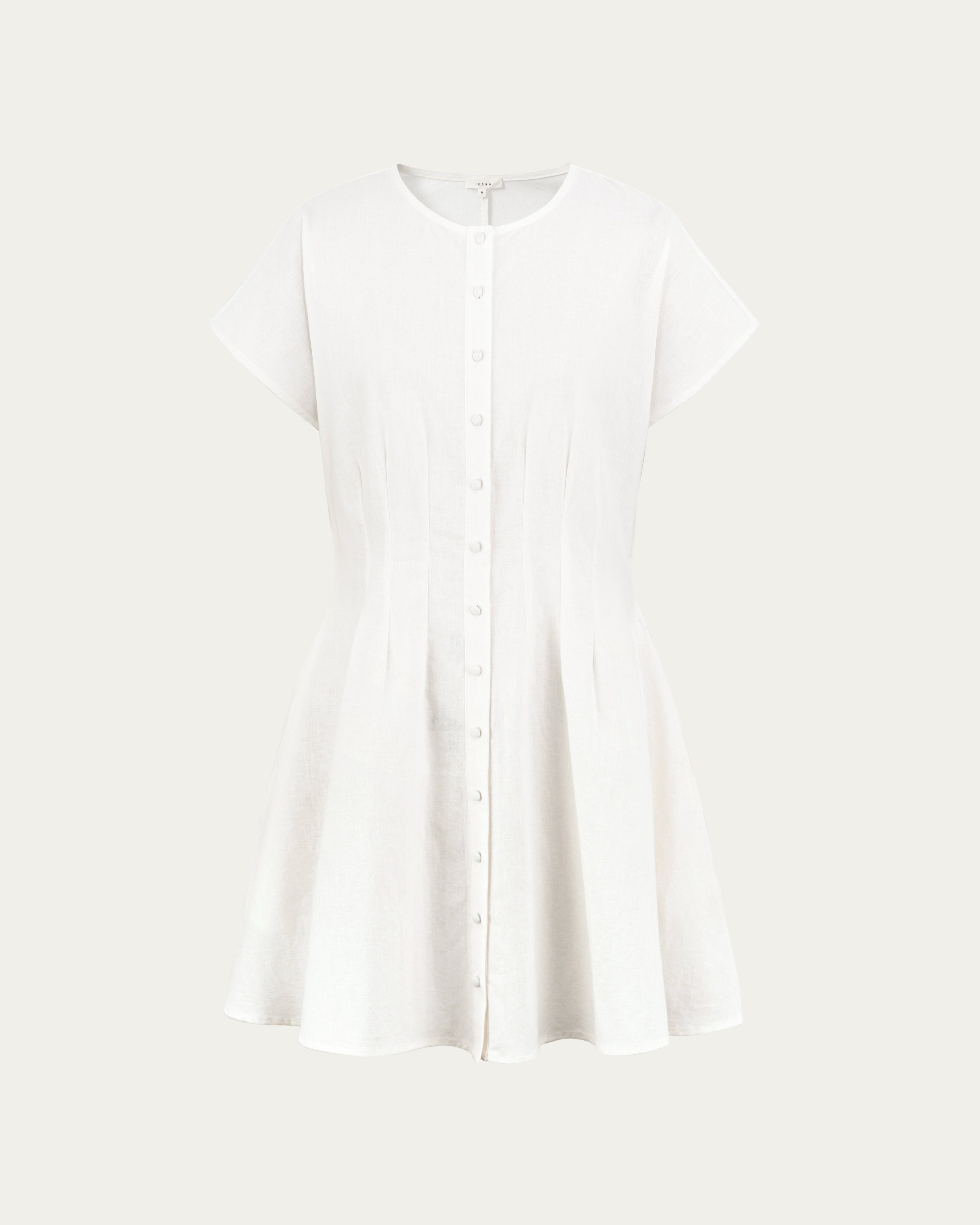 Flora Pleated Shirt Dress