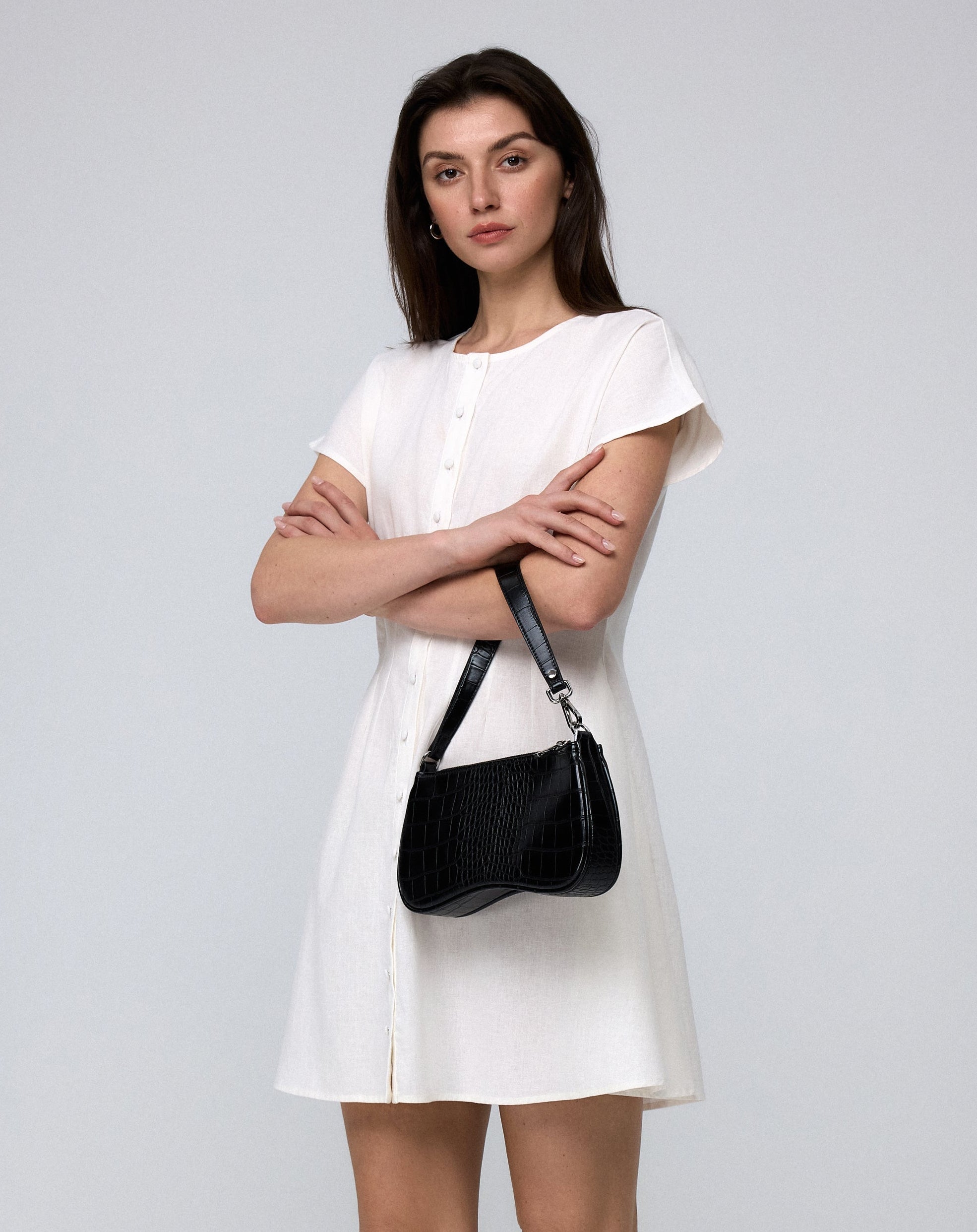 Flora Pleated Shirt Dress