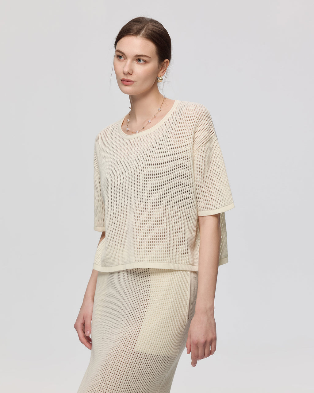 Marina Crochet Tee