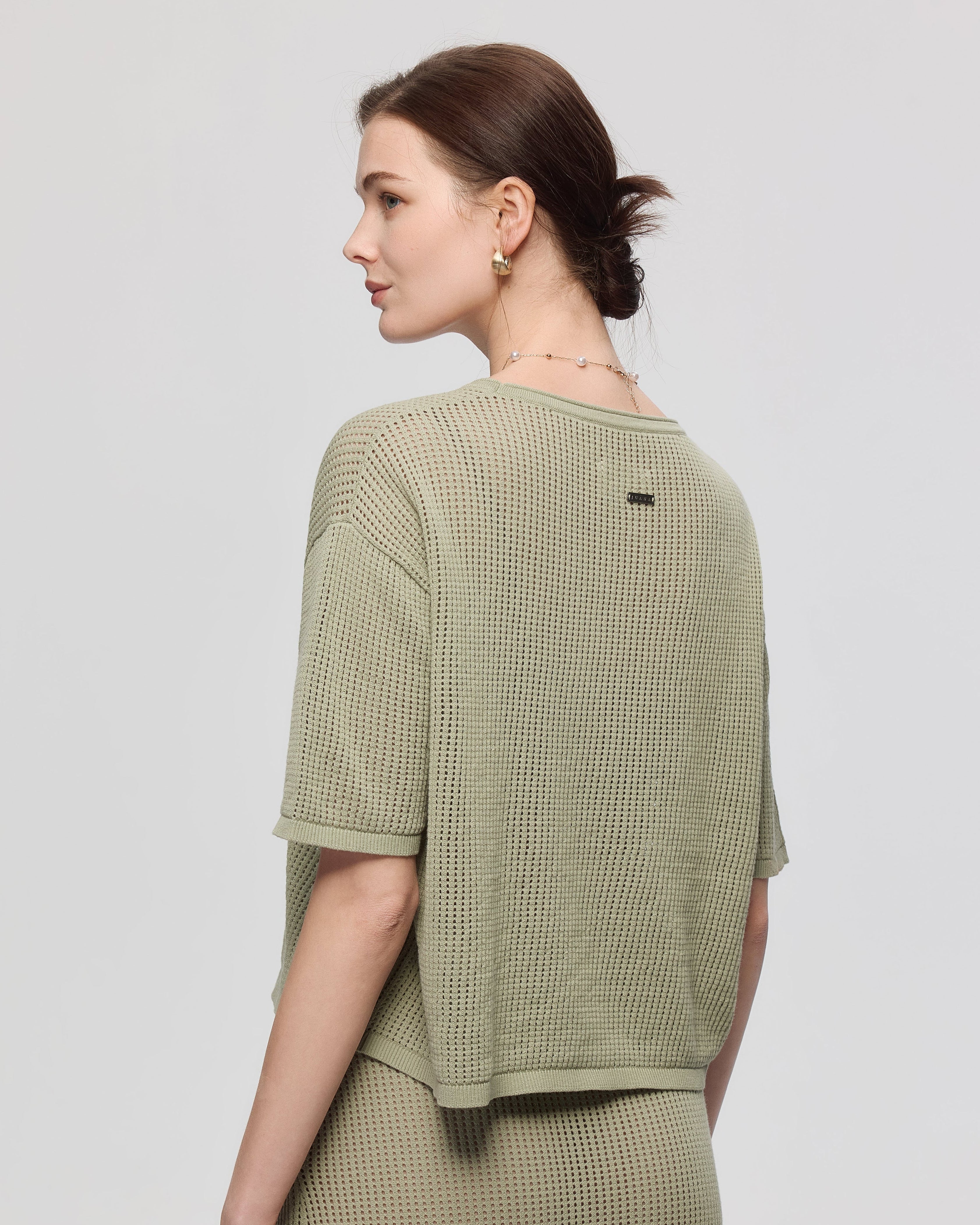 Marina Crochet Tee