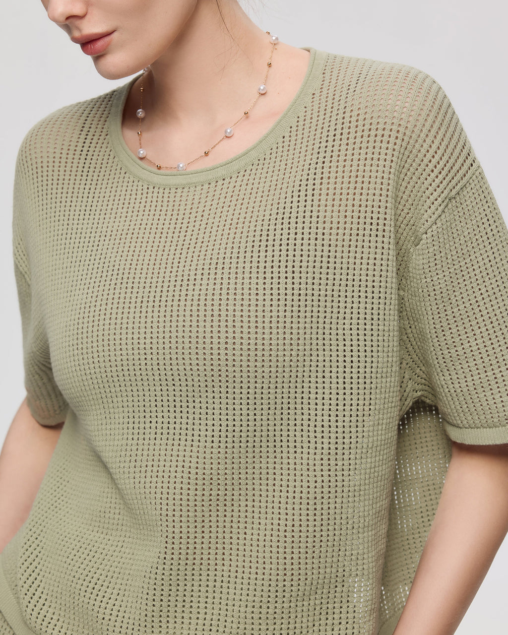 Marina Crochet Tee