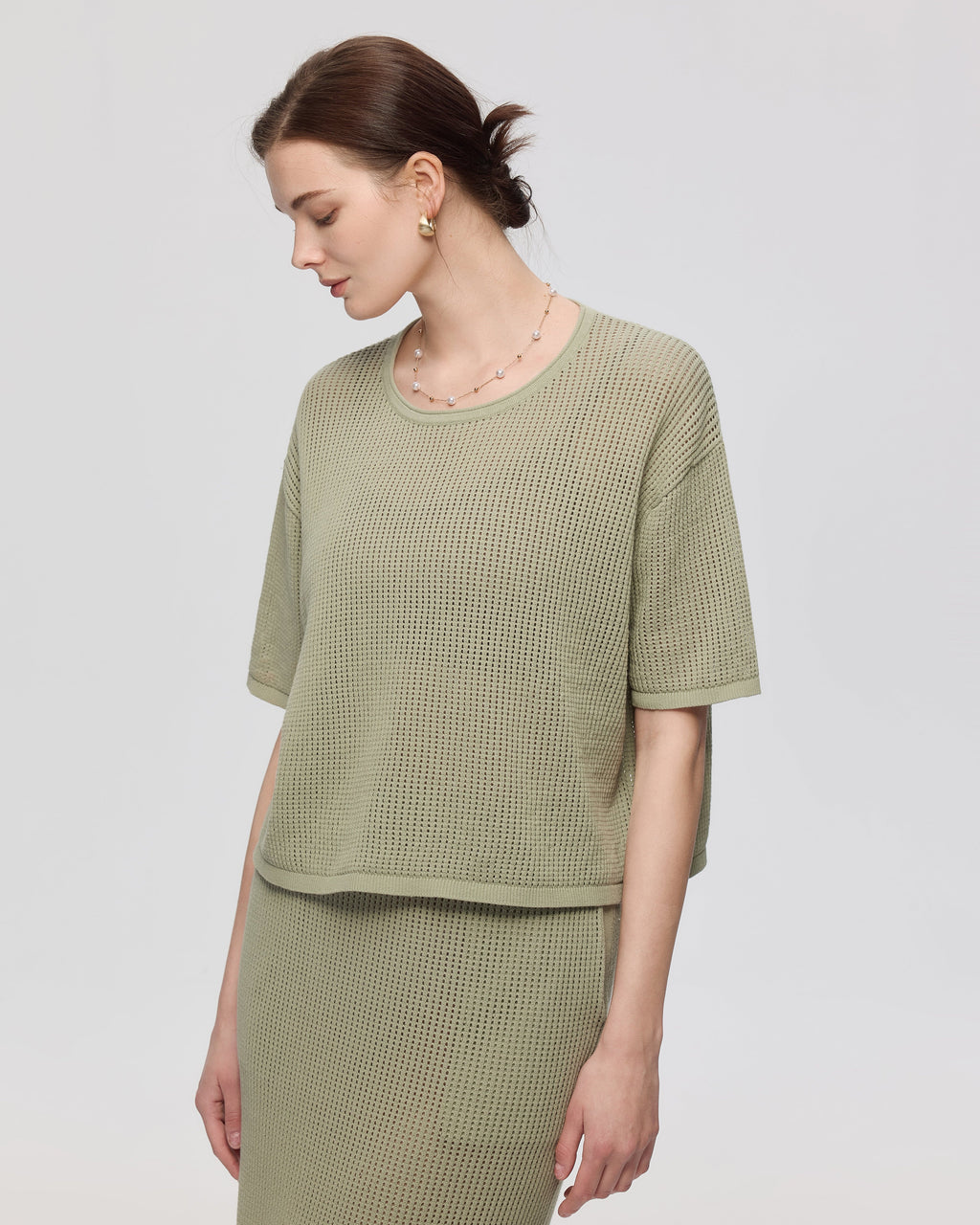 Marina Crochet Tee
