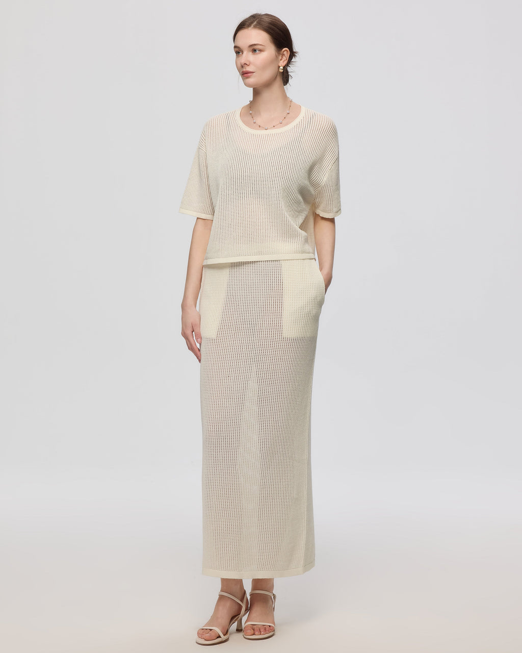 Marina Open Knit Skirt