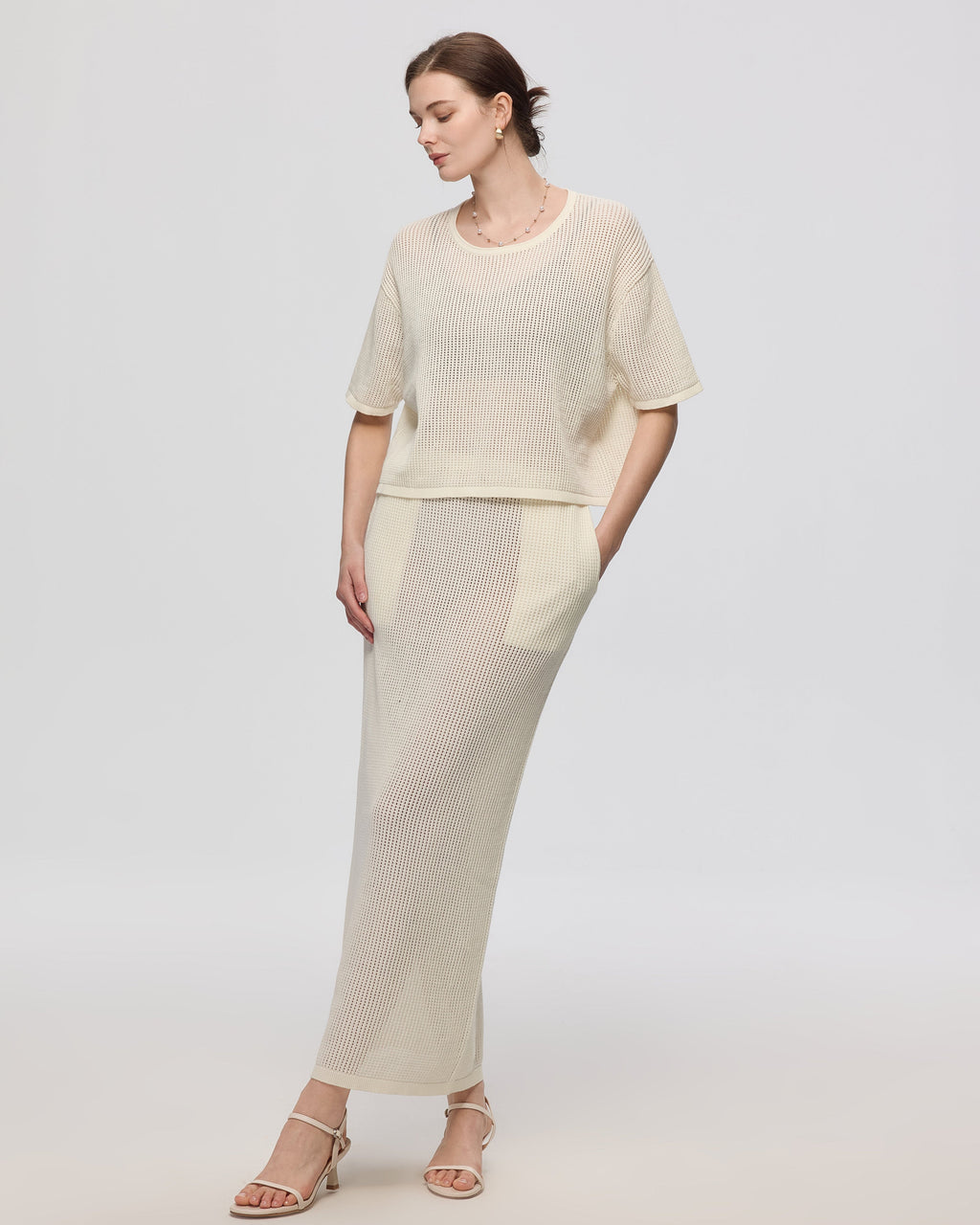 Marina Open Knit Skirt