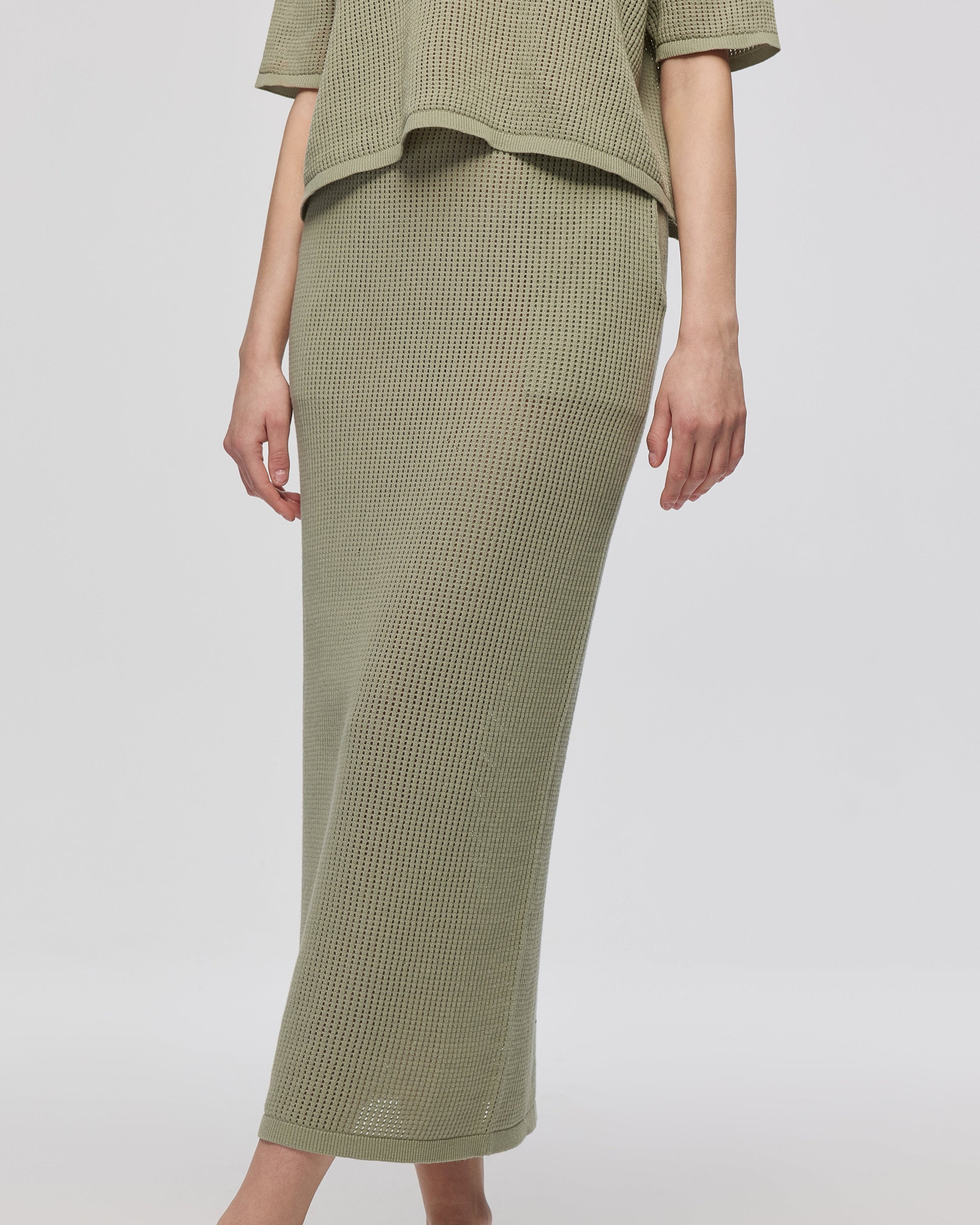 Marina Open Knit Skirt