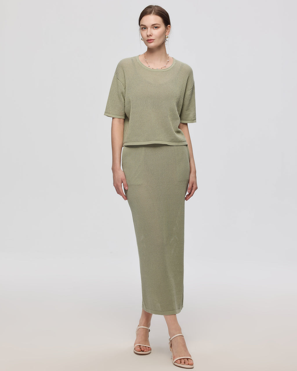 Marina Open Knit Skirt