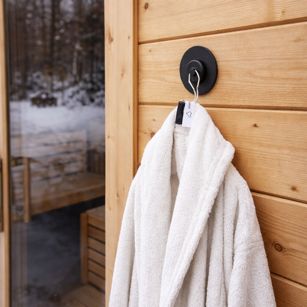 Magnetic hook THE ONE incl. Pad BLACK