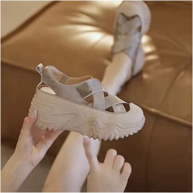 Women's Hollow Sandals with Thick Sole