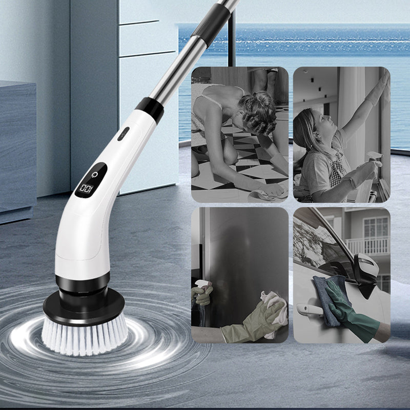 🔥  Limited Sale🧽9-in-1 Electric Cleaning Brush🏠Multi-Purpose for Home